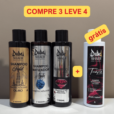combo aleatório shampoo 1litro