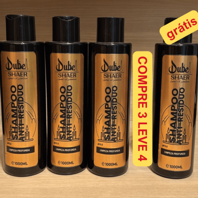 combo shampoo anti-resíduo gold 1kg