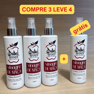 combo vinagre de maça 250ml